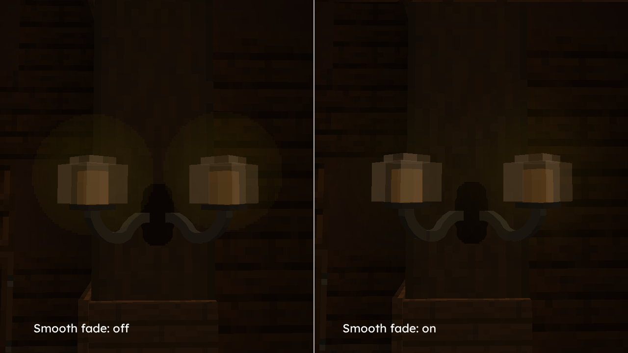 Smooth texture fading comparison